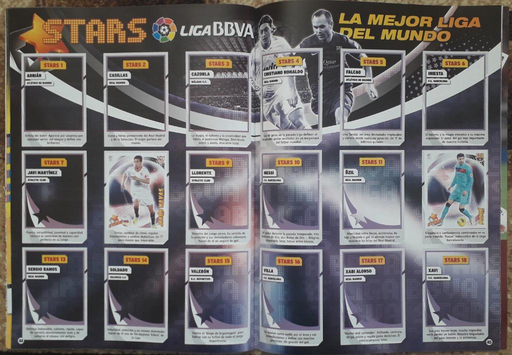 Альбом для накелейок Panini. Campeonato National de Liga 2012-2013/Liga BBVA 5