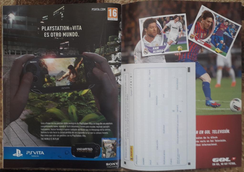Альбом для накелейок Panini. Campeonato National de Liga 2012-2013/Liga BBVA 6