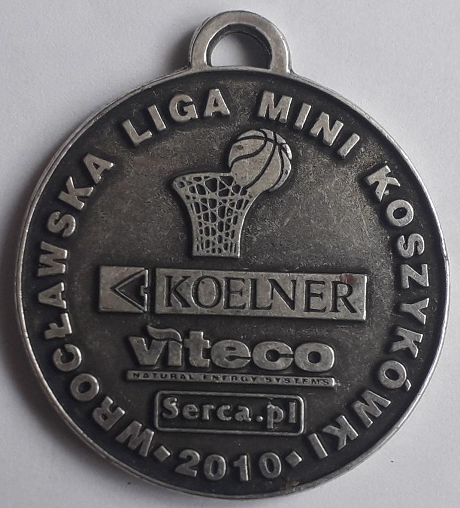 Медаль Баскетбол Wroclawska liga mini koszykowki 2010