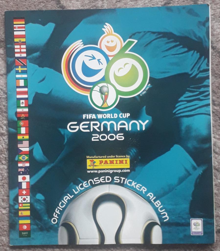 Альбом для накелейок Panini. Fifa Wold Cup Germany 2006. Есть 15 з 596 штук