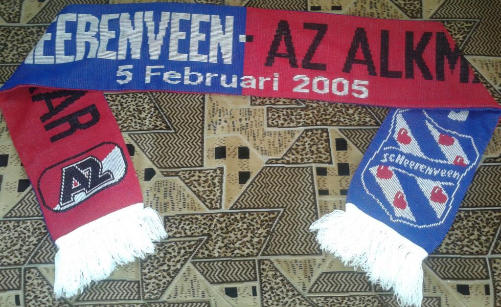 Шарф Херенвен - АЗ Алкмар 05.02.2005 Чемпионат Голландии 1