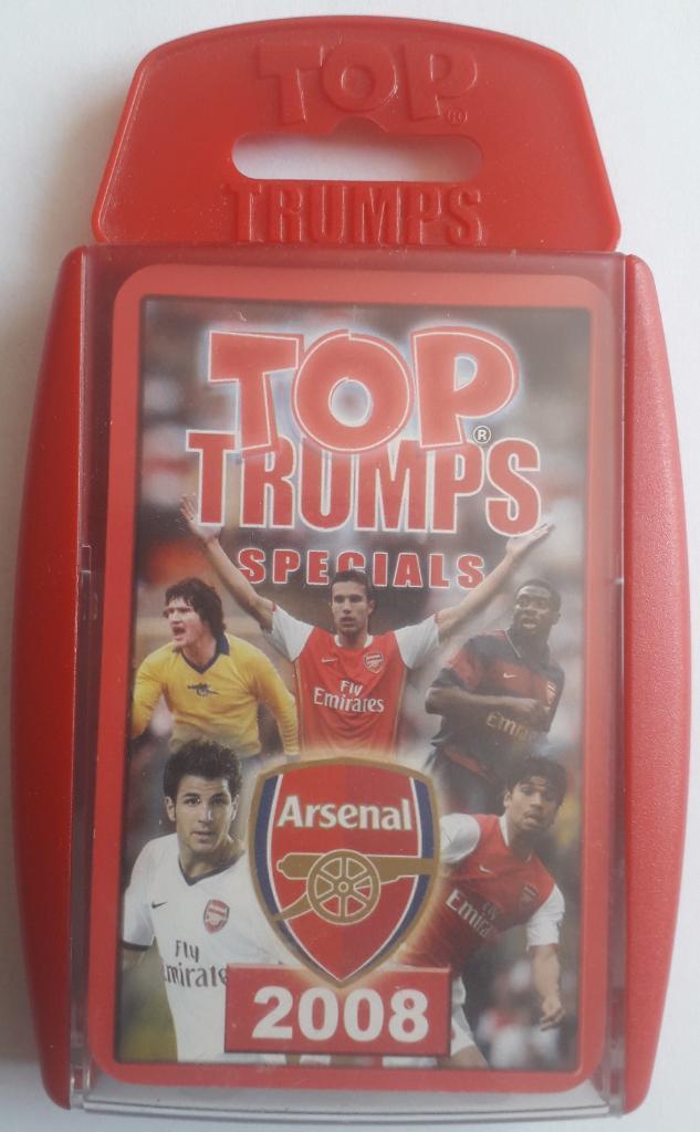 Карточки Top Trumps special Arsenal 2008 - 33 штуки