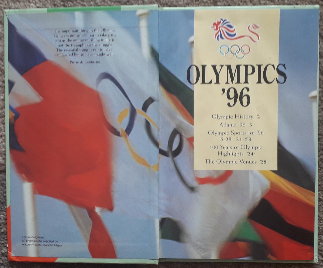 Книга Olympics 96 1