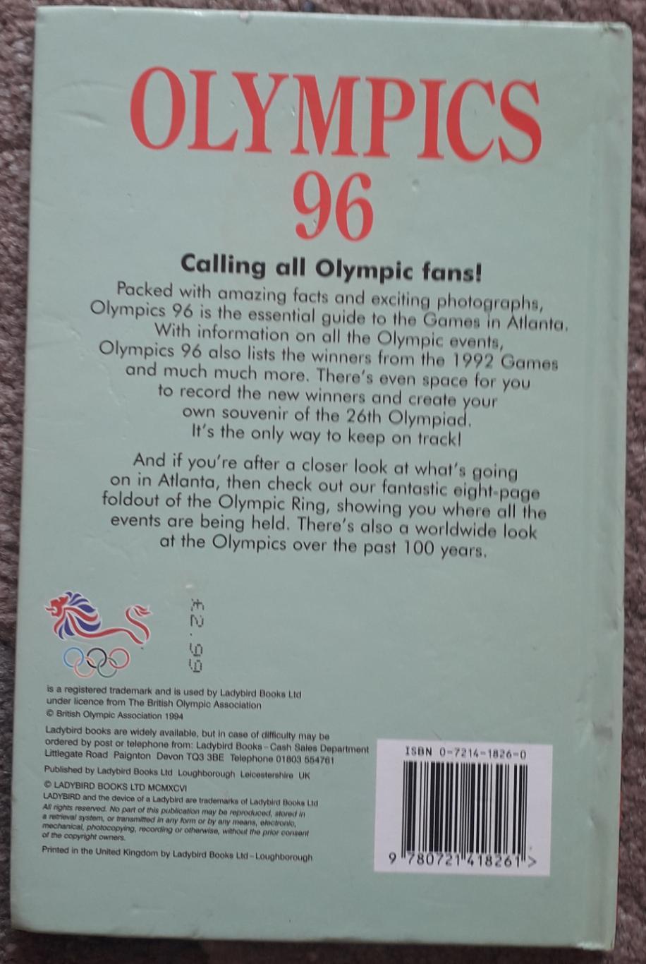 Книга Olympics 96 2