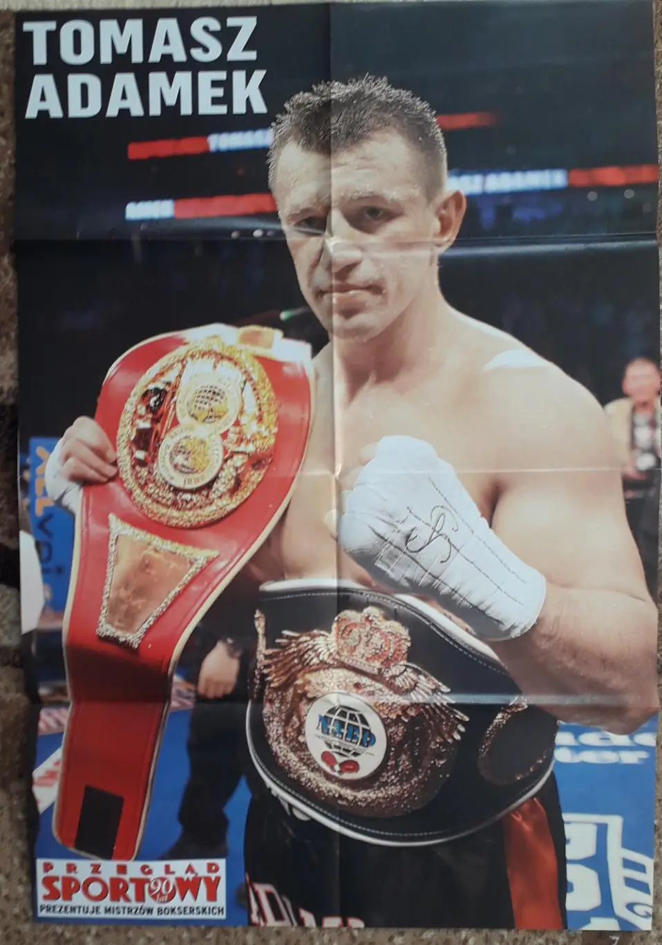 Постер Бокс. Виталий Кличко / Томаш Адамек. PRZEGLAD SPORTOWY(Польша) 1