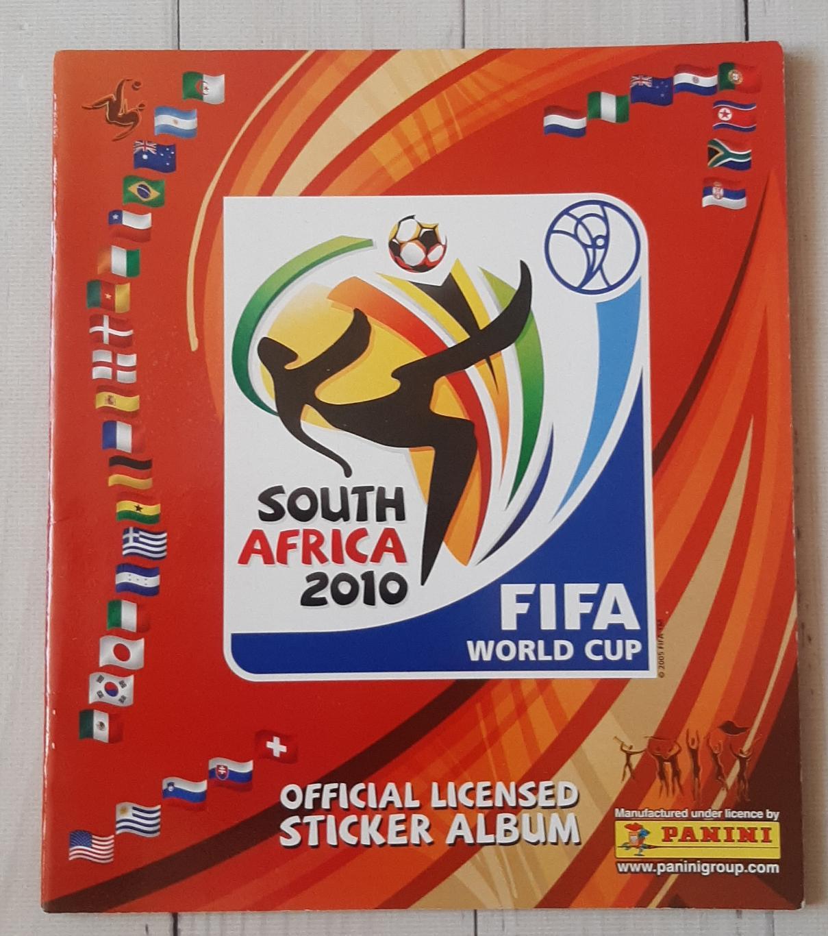 Альбом Panini. South Africa 2010. без наклейок