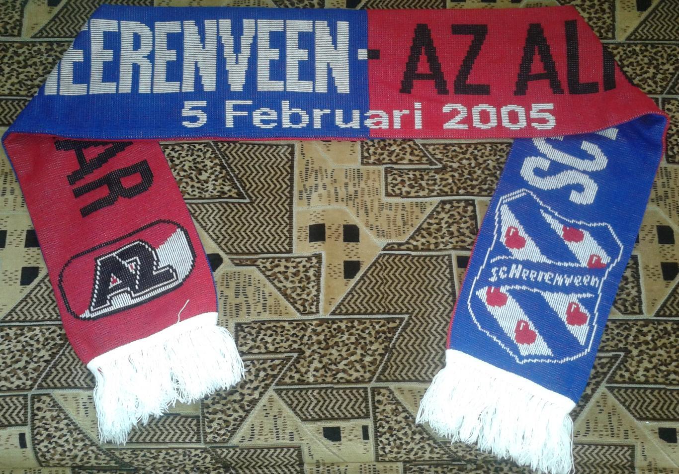 Шарф Херенвен - АЗ Алкмаар 05.02.2005 Чемпіонат Голандії