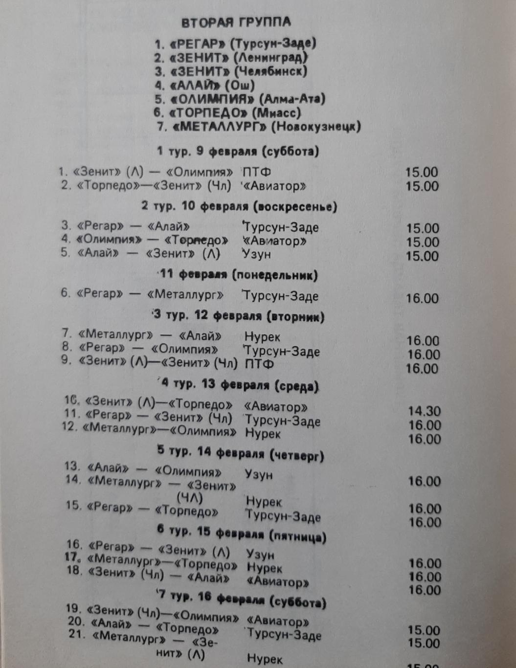 Всесоюзний турнір Рустама Долтабаева 1991. Душанбе 2