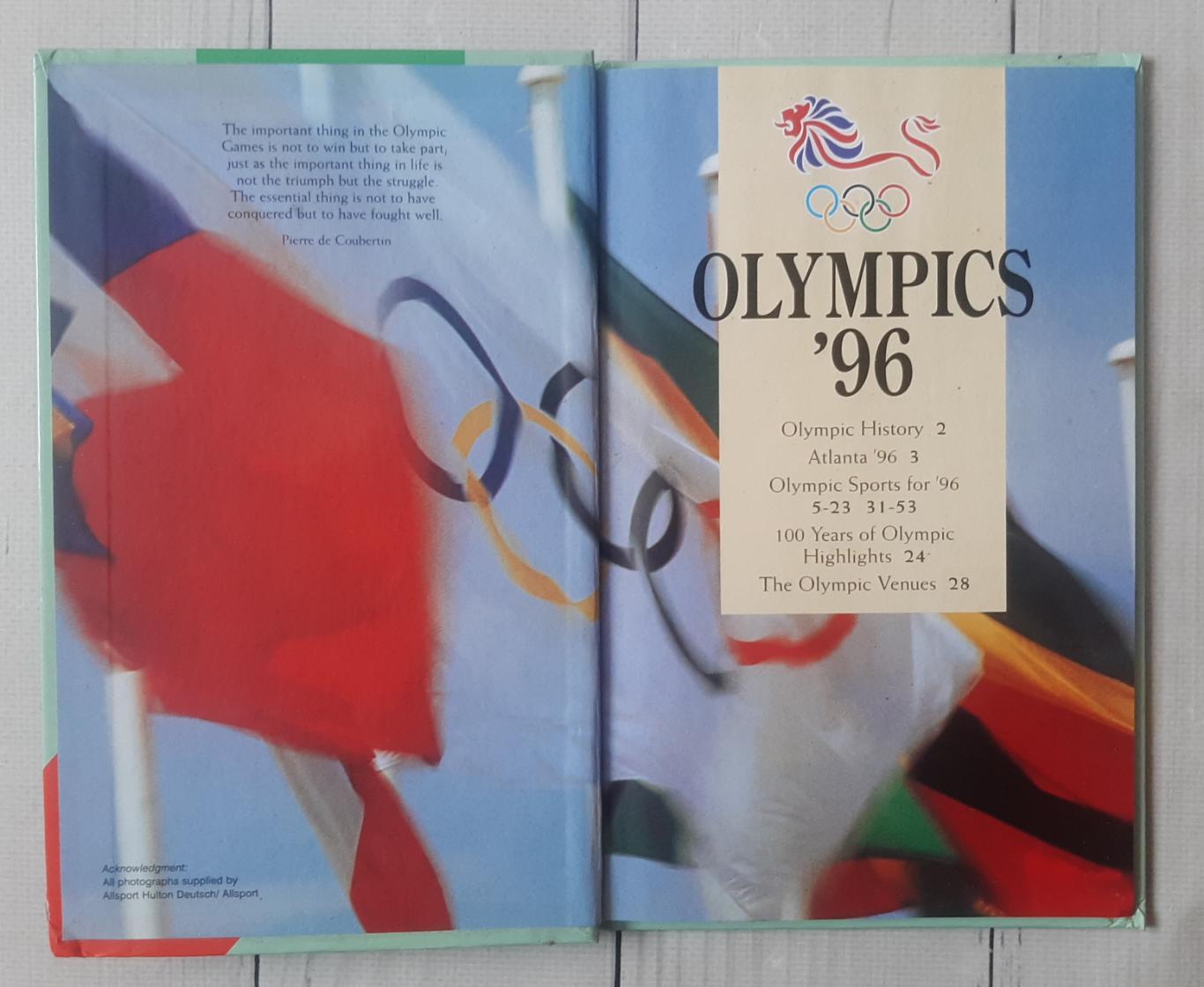 Книга Olympics 96 1