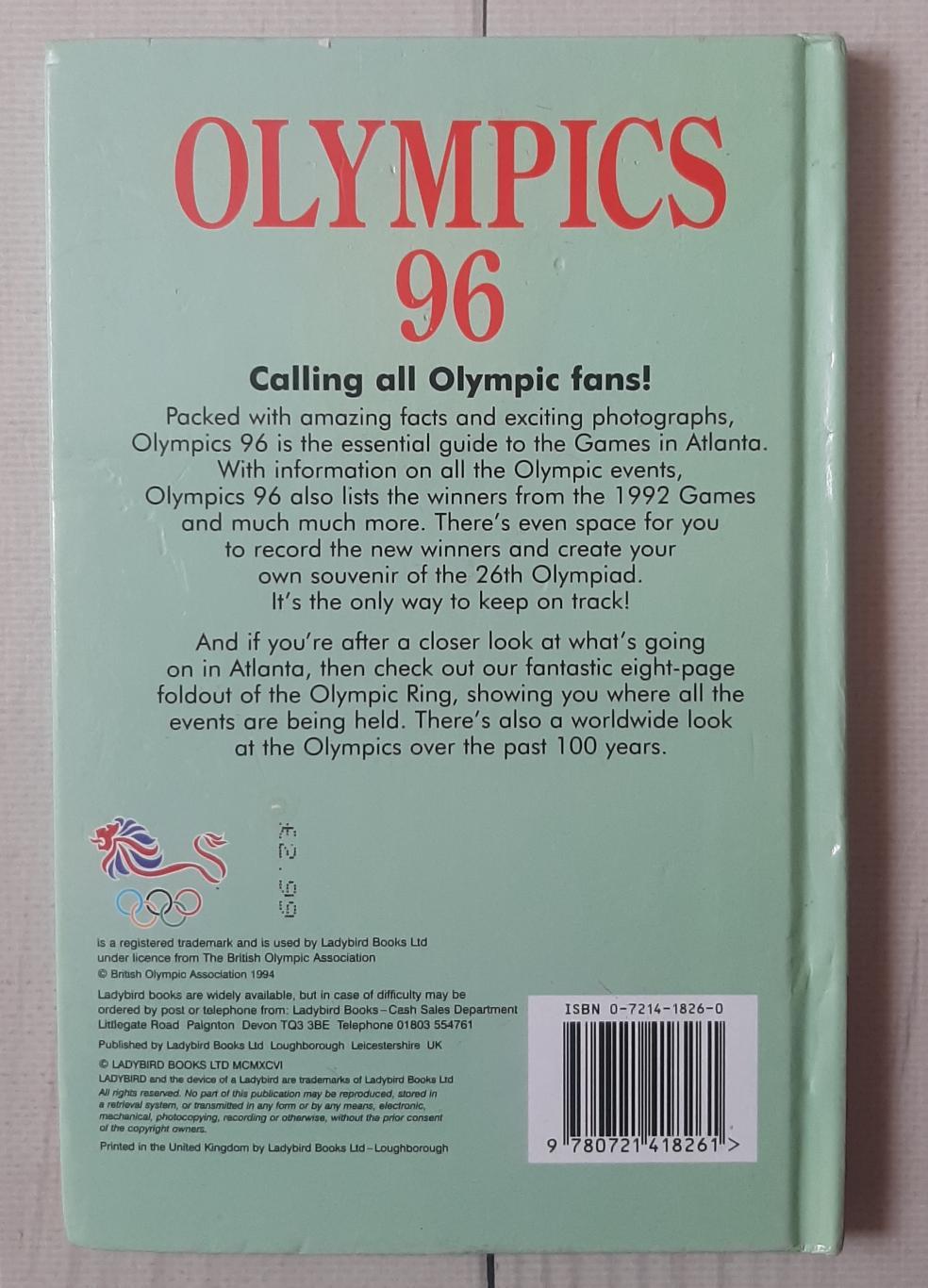 Книга Olympics 96 4