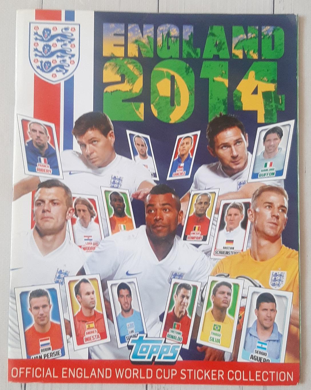 Альбом England 2014. 3 з 385 наклейок