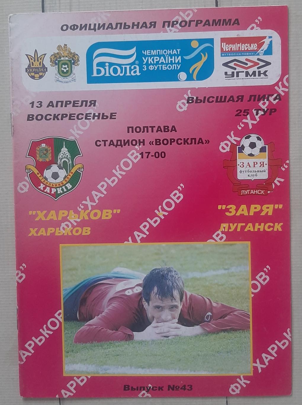 ФК Харків - Зоря Луганськ 13.04.2008.