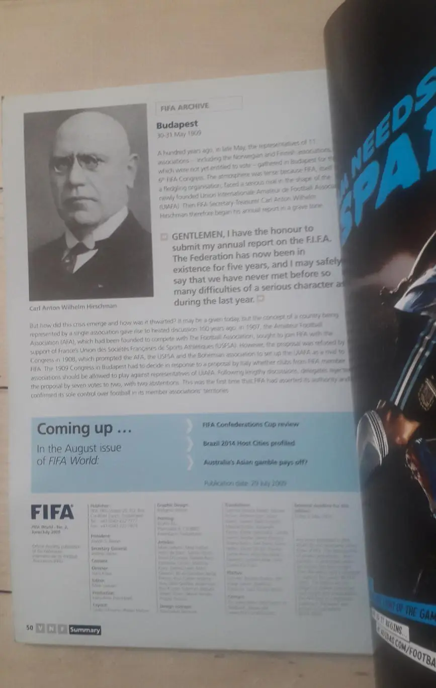 Журнал FIFA липень-серпень 2009 1