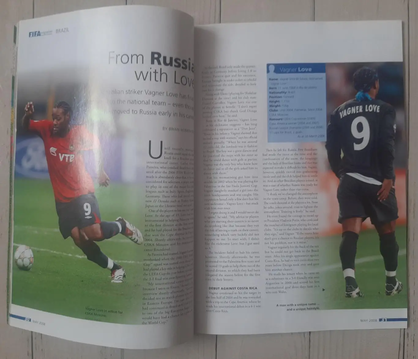 Журнал FIFA Magazine №5 травень 2008 1