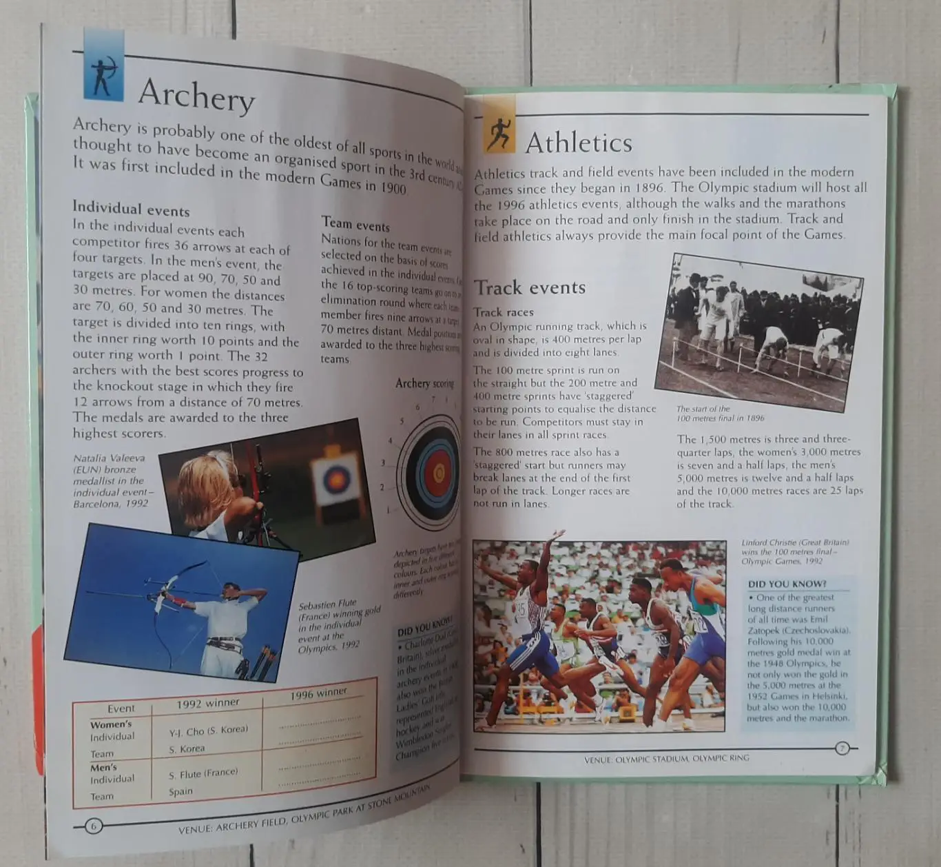 Книга Olympics 96 2