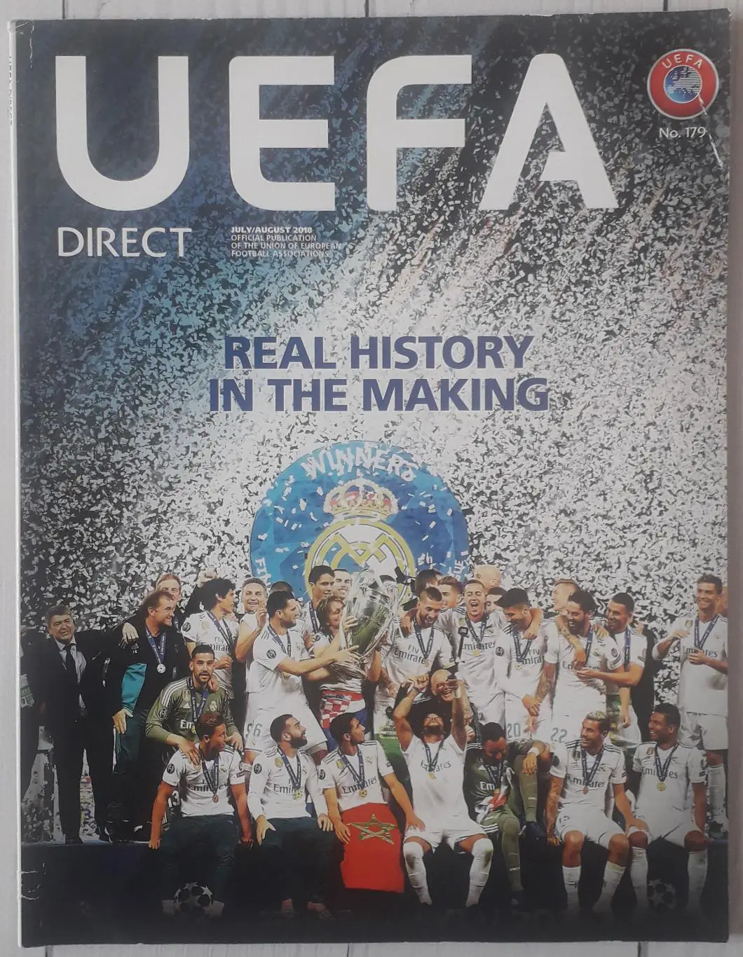 Журнал UEFA direct №179 July-August 2018