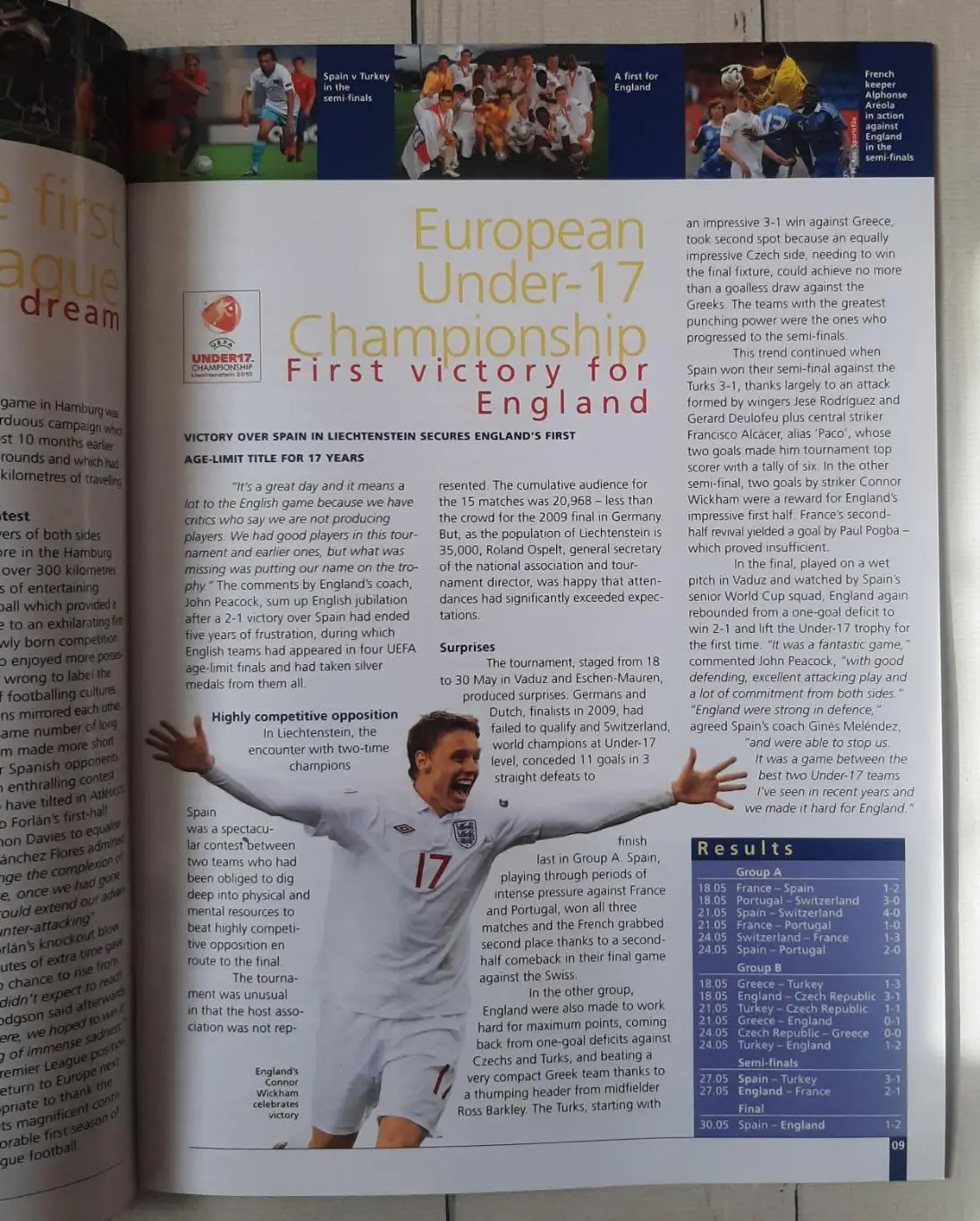 Журнал. UEFA direct. Липень 2010. Баварія - Інтер, Атлетіко -Фулхем 2