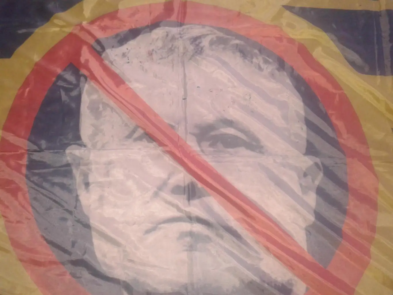 Прапор Фанатів. Г.Суркиса в отставку 2000-2010. Великий 2,09х1,37 см 5