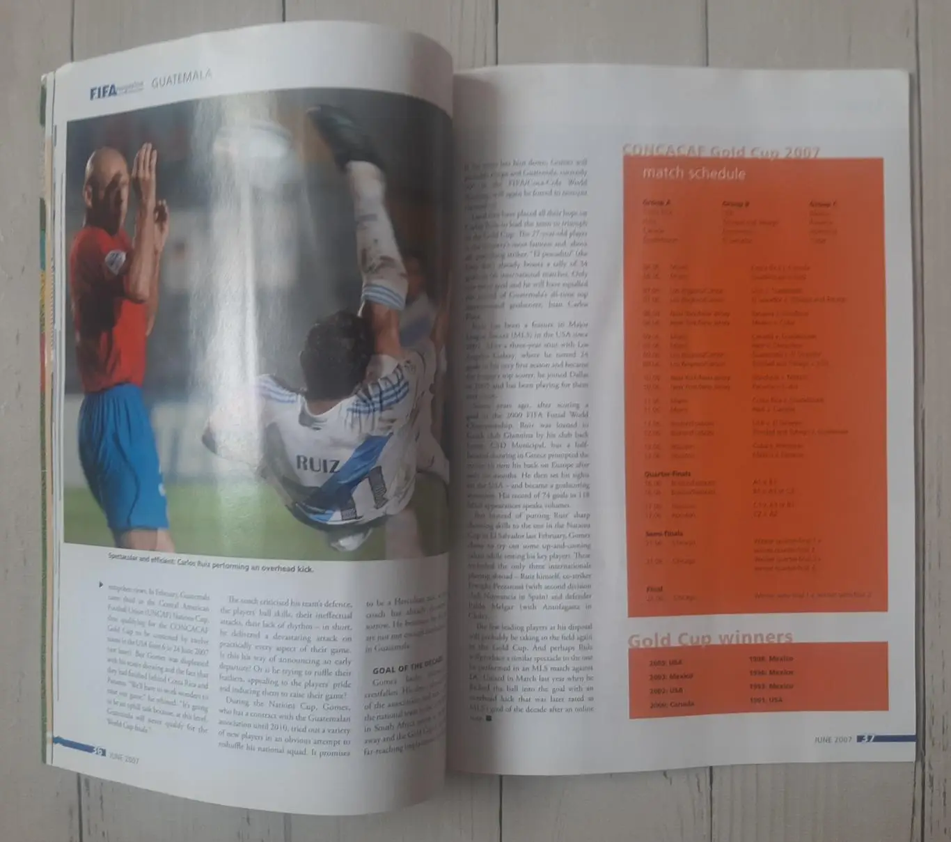 Журнал FIFA Magazine №6 червень 2007 1