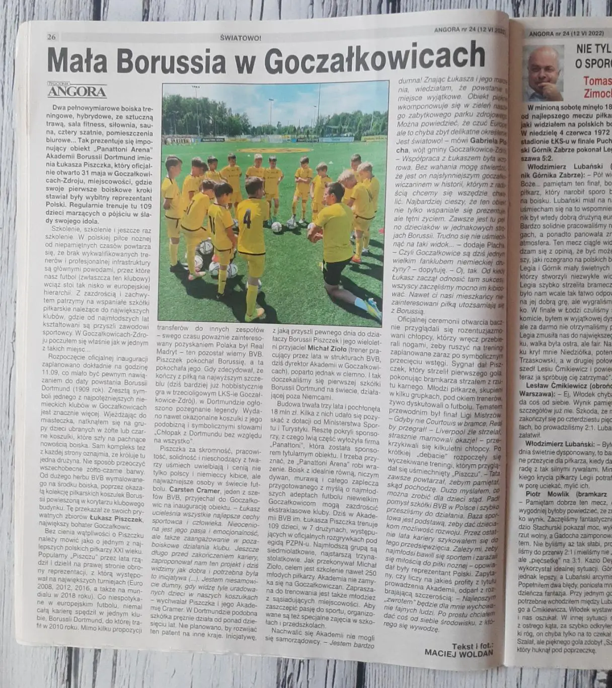 Тижневик Angora. Польща. 12.06.2022. Є деякі спортивні статті 2