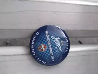 Матчевый значок Зенит - ЦСКА Москва 05.09.2026