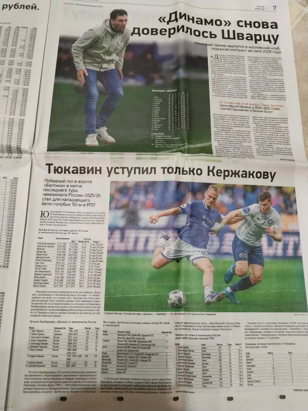 Спорт-Экспресс, 25 мая 2026 г., N 92 3