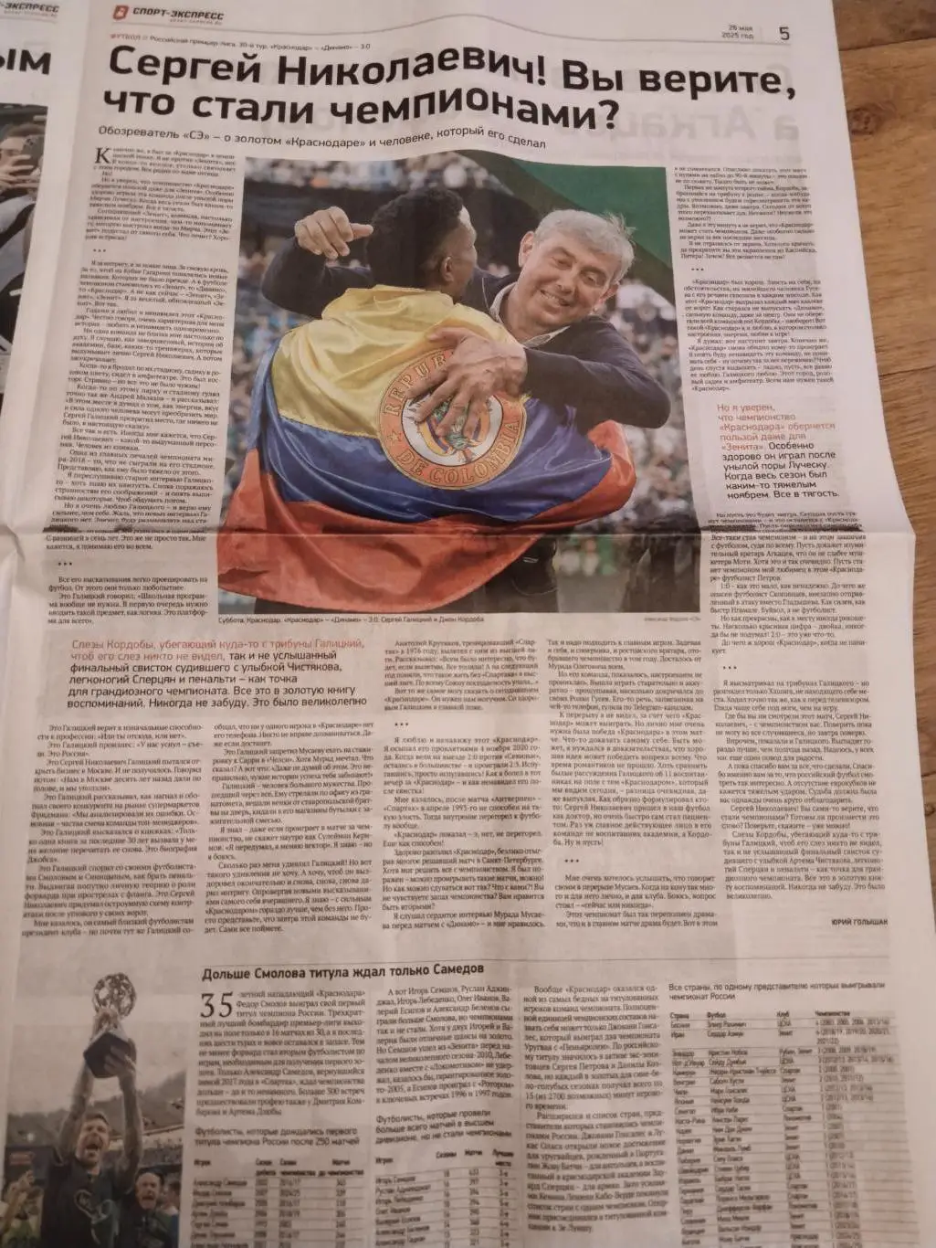 Спорт - Экспресс, 26 мая 2025 г., N 94 2