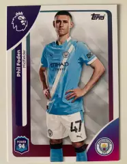Карточка Фил Фоден Манчестер Сити