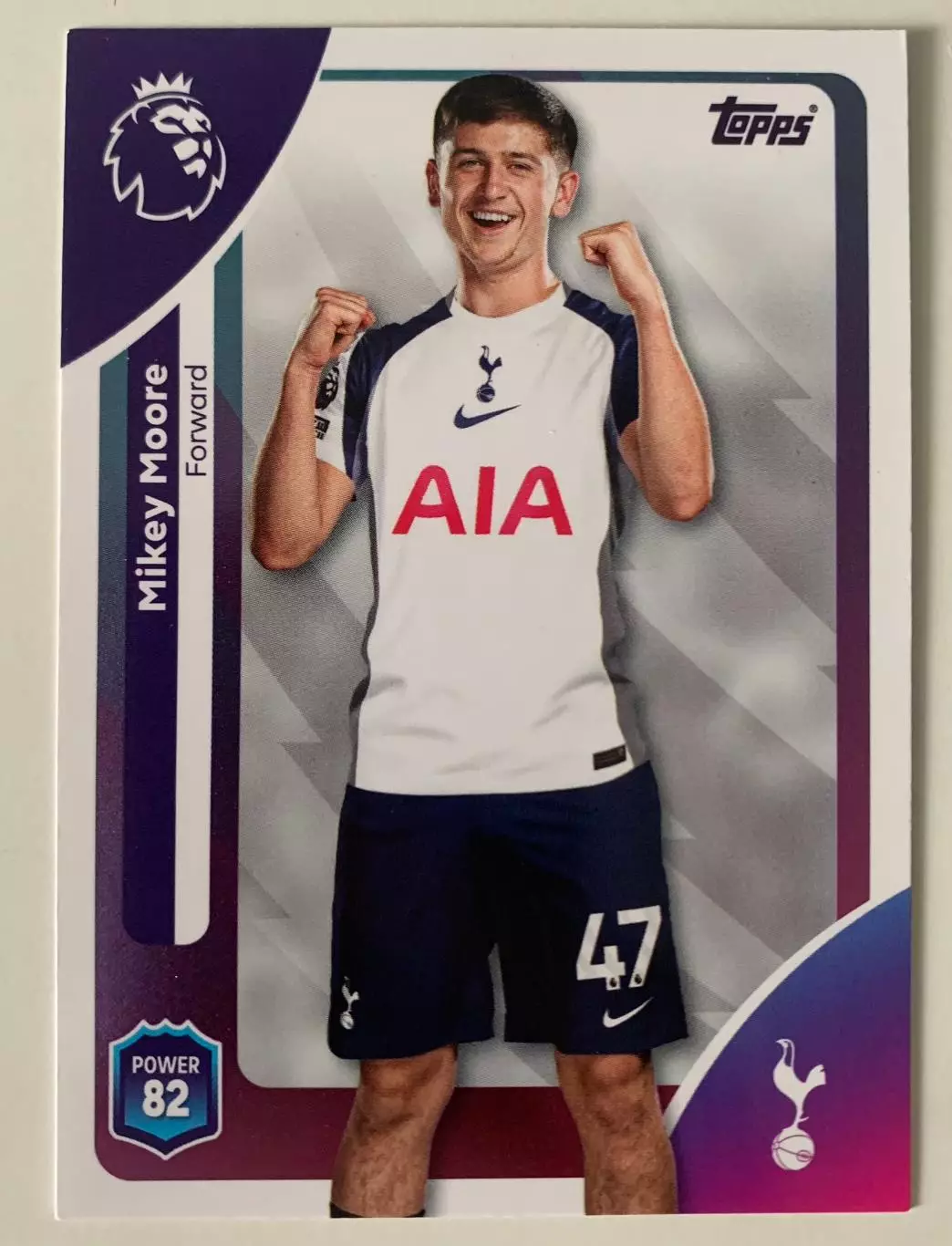 Карточка Майки Мур Тоттенхэм