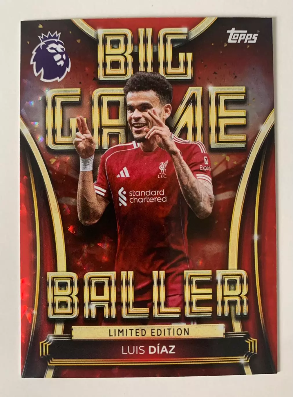 Карточка Луис Диас Ливерпуль