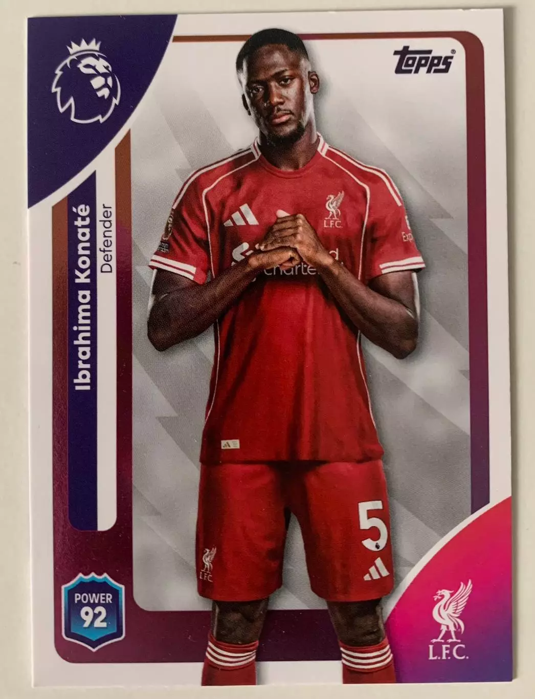 Карточка Ибраима Конте Ливерпуль