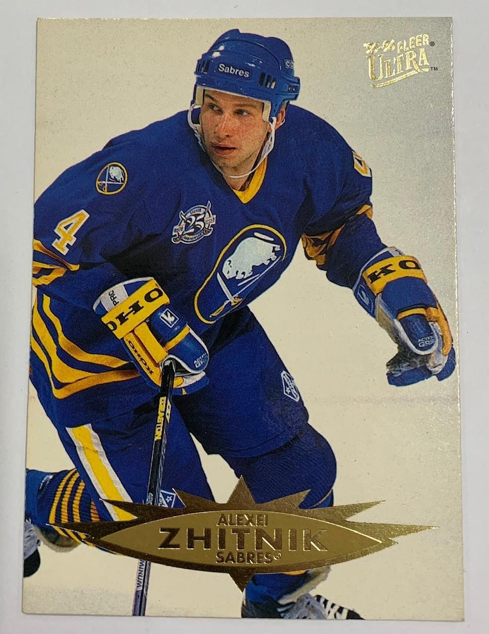 Карточка Алексей Житник Баффало Сэйбрс FLEER Ultra NHL 1995-1996