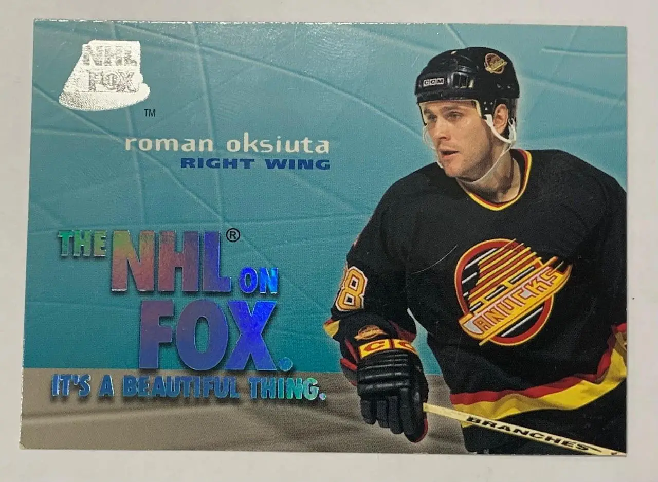 Карточка Роман Оксюта Ванкувер NHL FOX