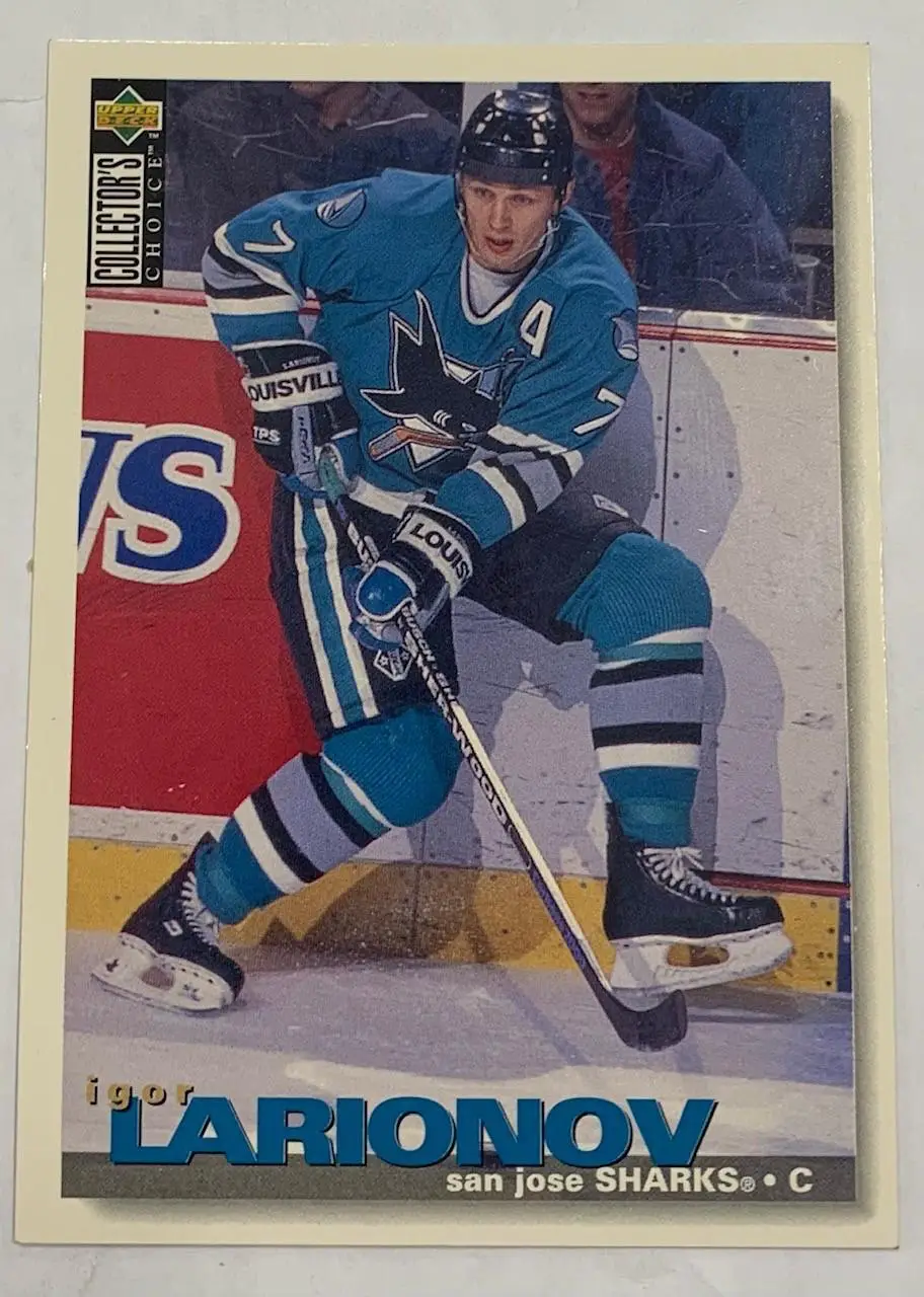Карточка Игорь Ларионов Сан Хосе Шаркс