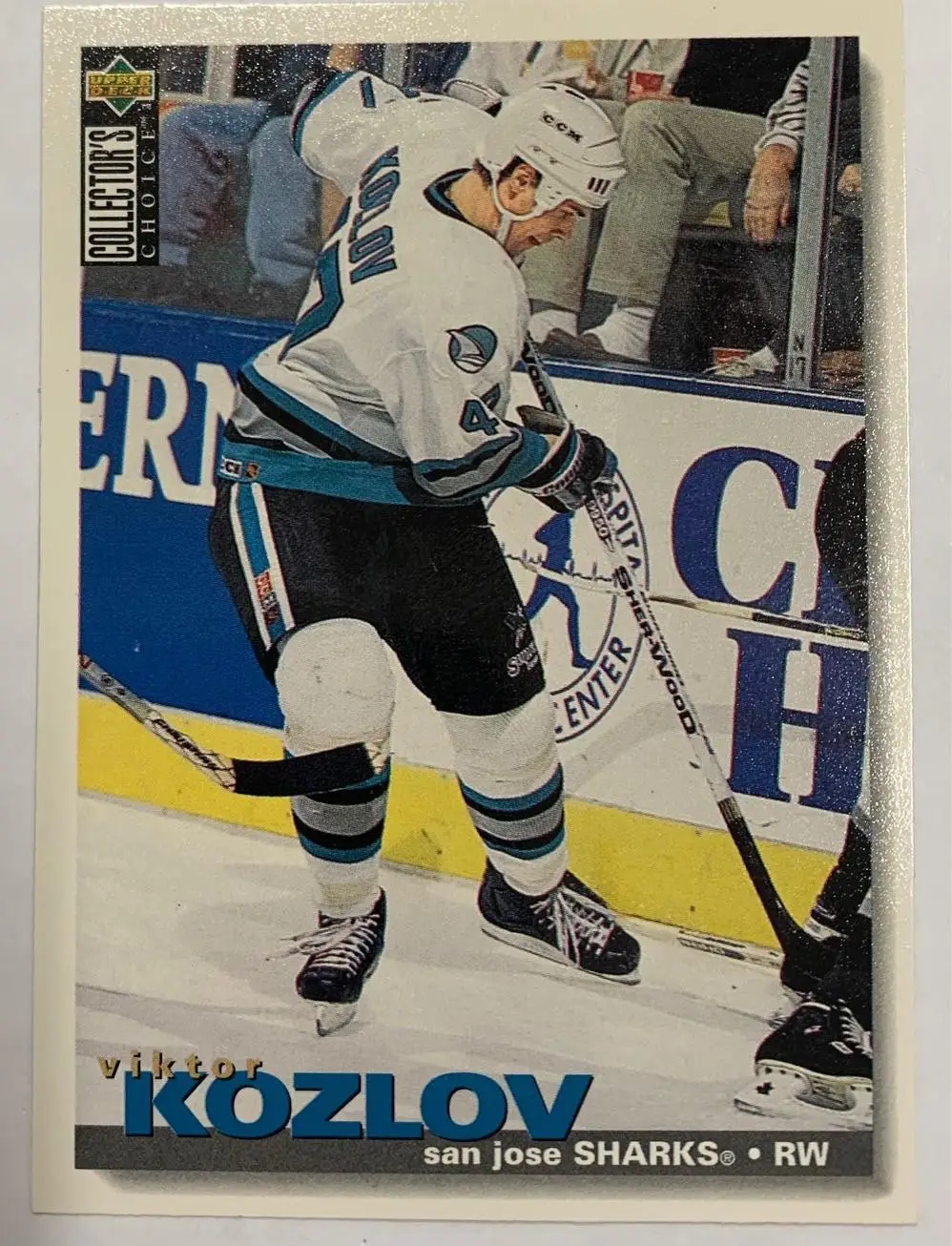 Карточка Виктор Козлов Сан Хосе Шаркс