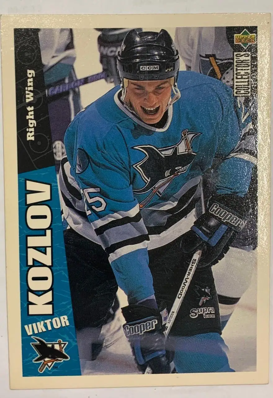 Карточка Виктор Козлов Сан Хосе Шаркс