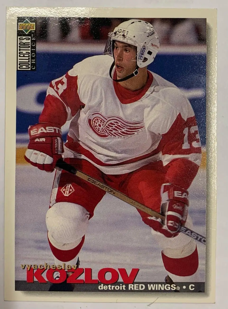 Карточка Вячеслав Козлов Детройт Ред Вингз