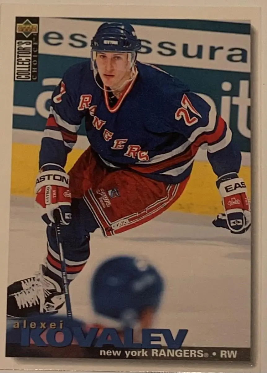 Карточка Алексей Ковалев Нью Йорк Рейнджерс