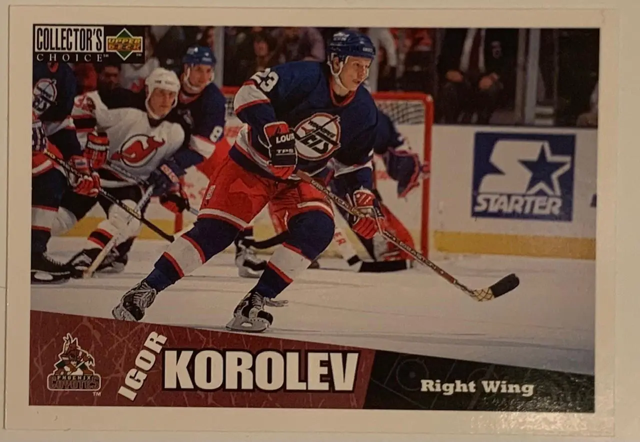 Карточка Игорь Королев Финикс Койотс