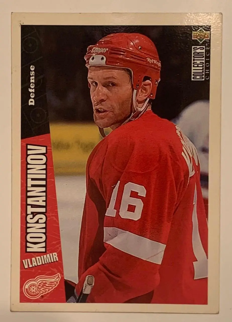 Карточка Владимир Константинов Детройт Ред Вингз