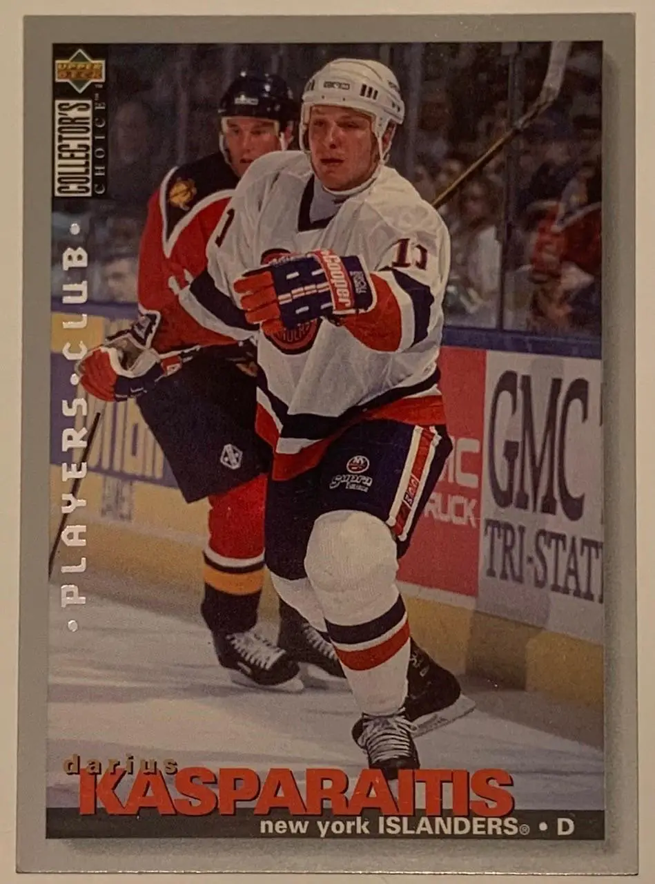 Карточка Дарюс Каспарайтис Нью Йорк Айлендерс
