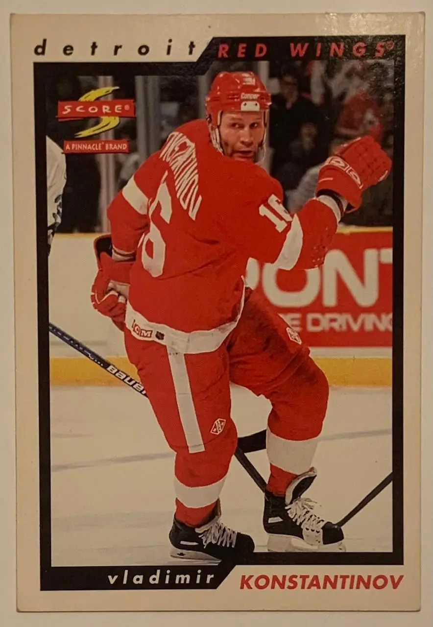 Карточка Владимир Константинов Детройт Ред Вингз 1996-97 Score Golden Blades