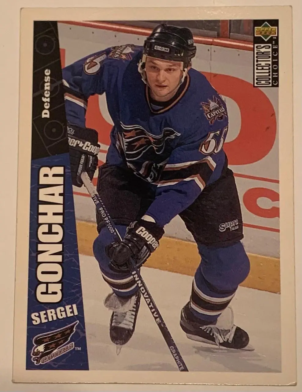 Карточка Сергей Гончар Вашингтон Кэпиталс