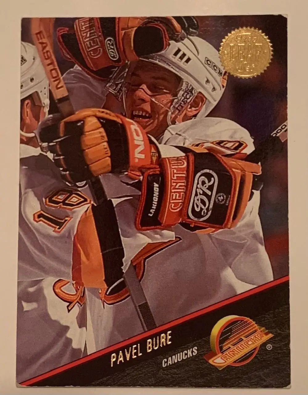 Карточка Павел Буре Ванкувер Кэннакс