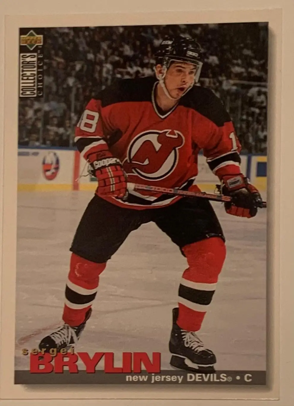 Карточка Сергей Брылин Нью Джерси Девилс