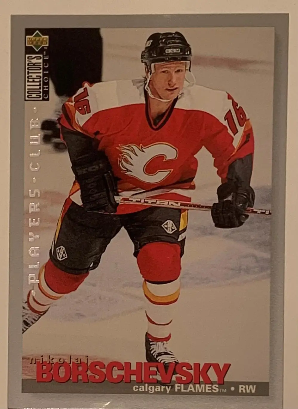 Карточка Николай Борщевский Калгари Флэймс