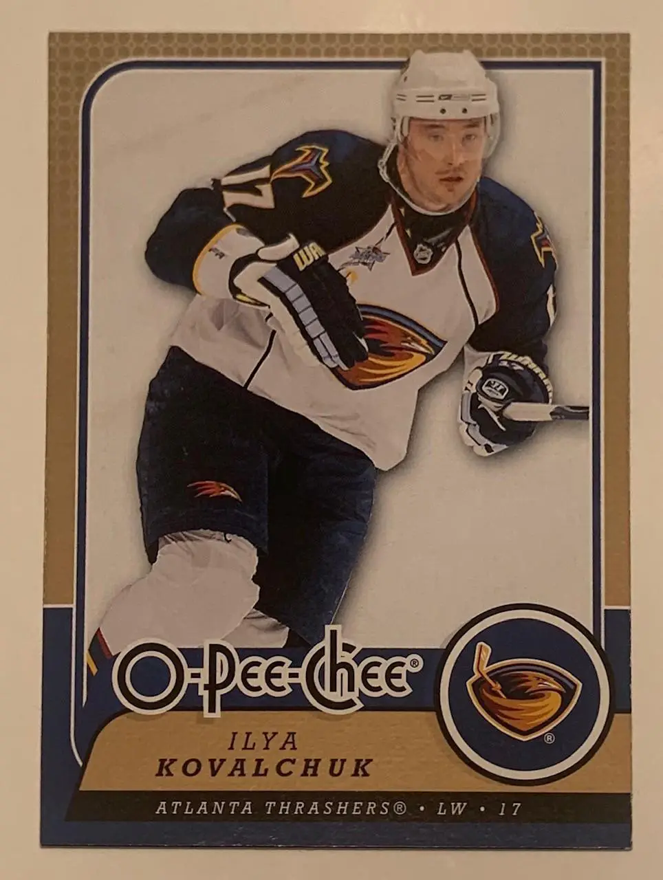 Карточка Илья Ковальчук Атланта Трэшарс