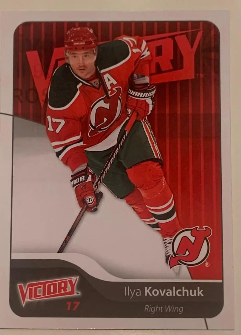 Карточка Илья Ковальчук Нью Джерси Девилз