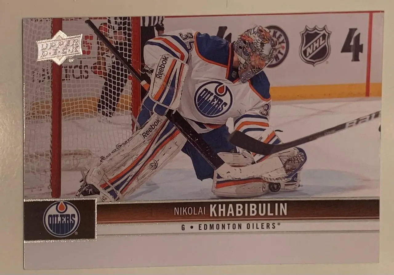 Карточка Николай Хабибулин Эдмонтон Ойлерс