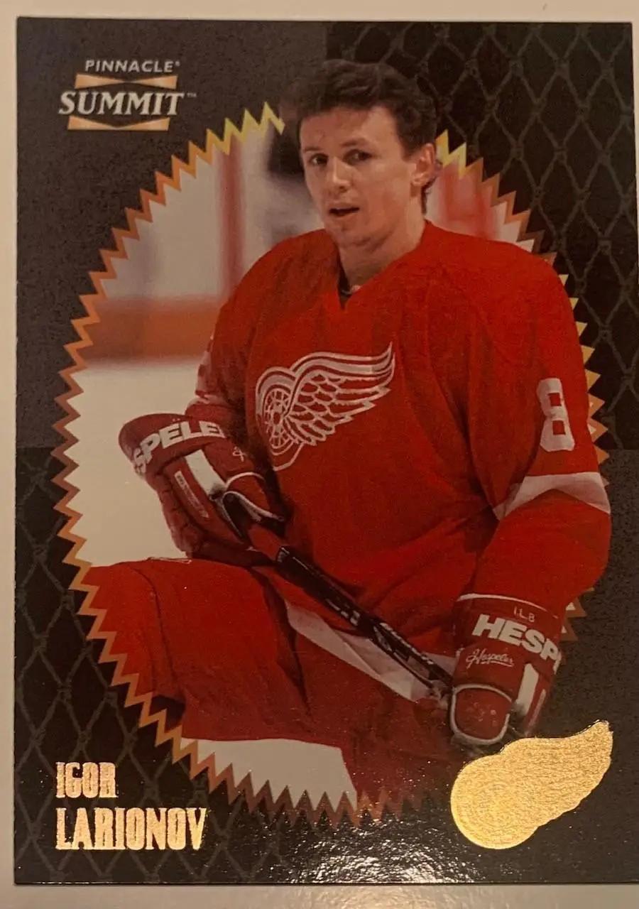 Карточка Игорь Ларионов Детройт Ред Вингз